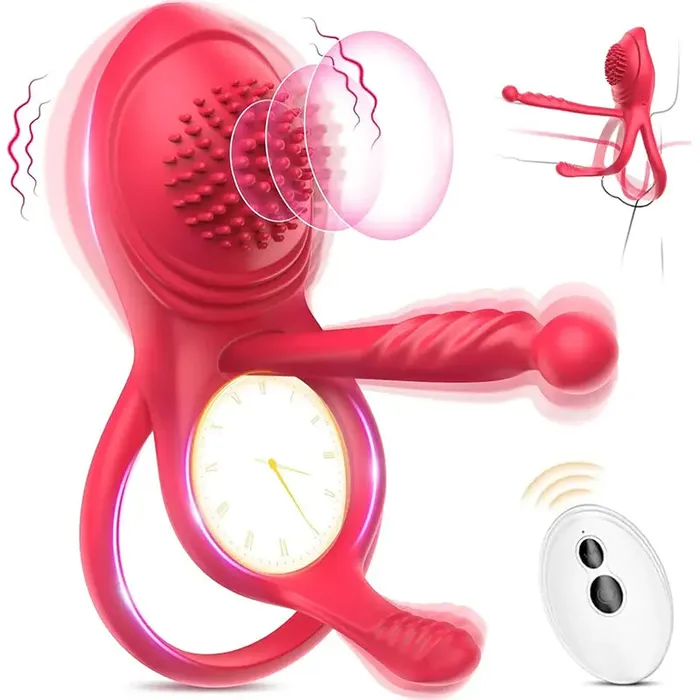 Dual Motor Vibrating Cock Ring OOTYEMO Couples