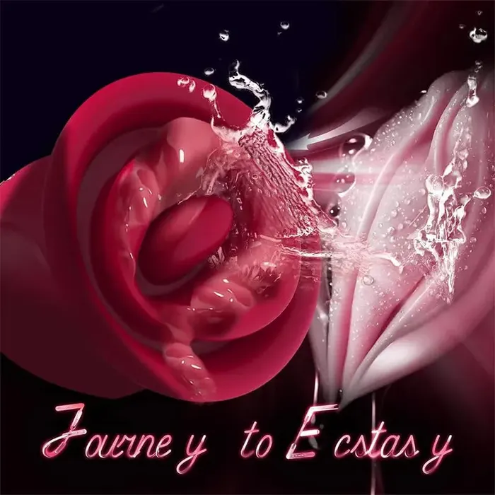 Female Sex Toys OOTYEMO Clitoral Tongue Rose Vibrator