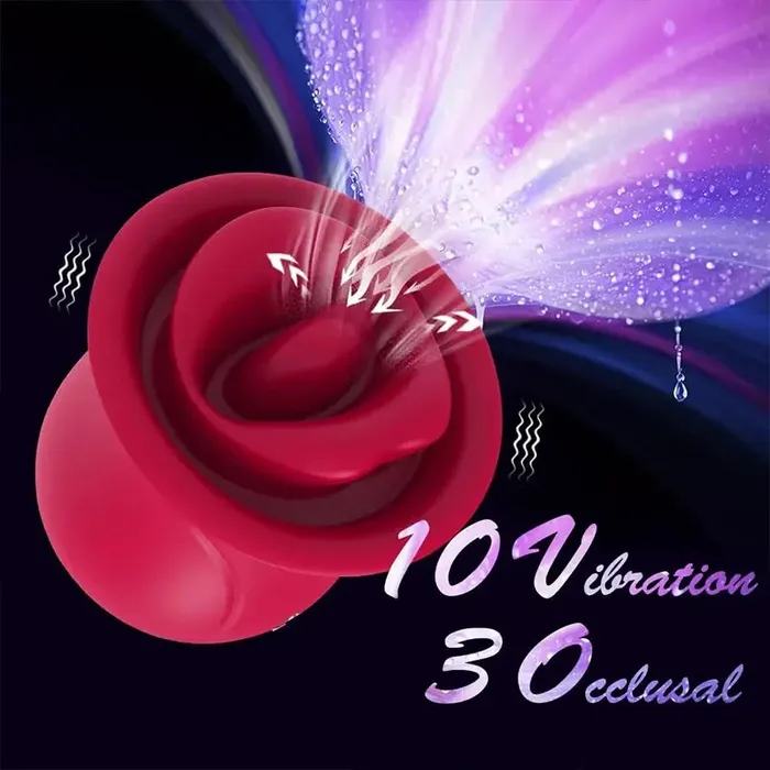 Female Sex Toys OOTYEMO Clitoral Tongue Rose Vibrator