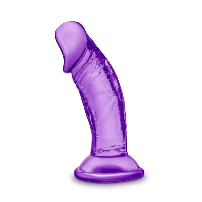 Blush Sweet n Small 4 Purple Realistic Small Vacuum Base Dildo Dildos