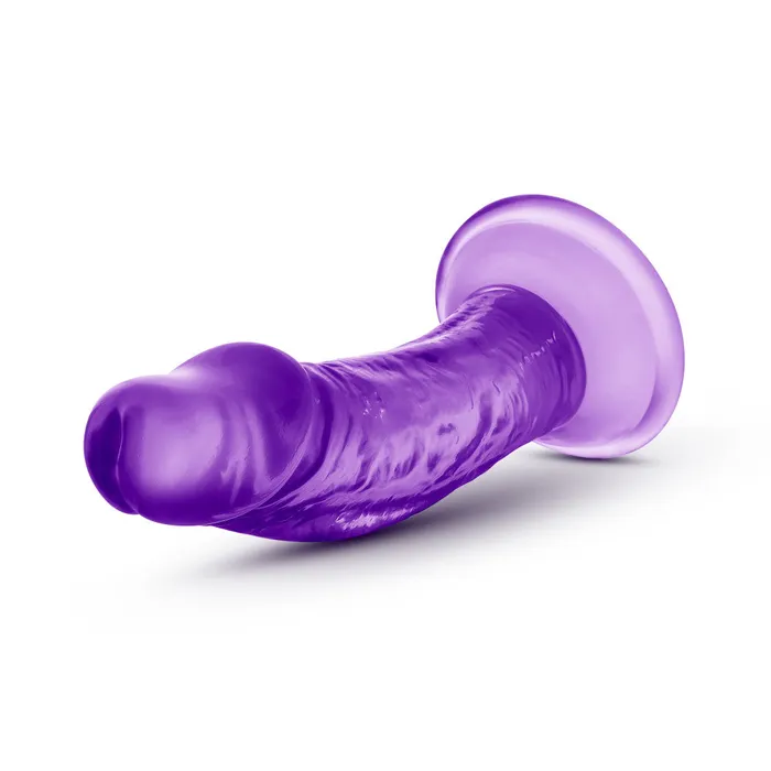 Blush Sweet n Small 4 Purple Realistic Small Vacuum Base Dildo Dildos