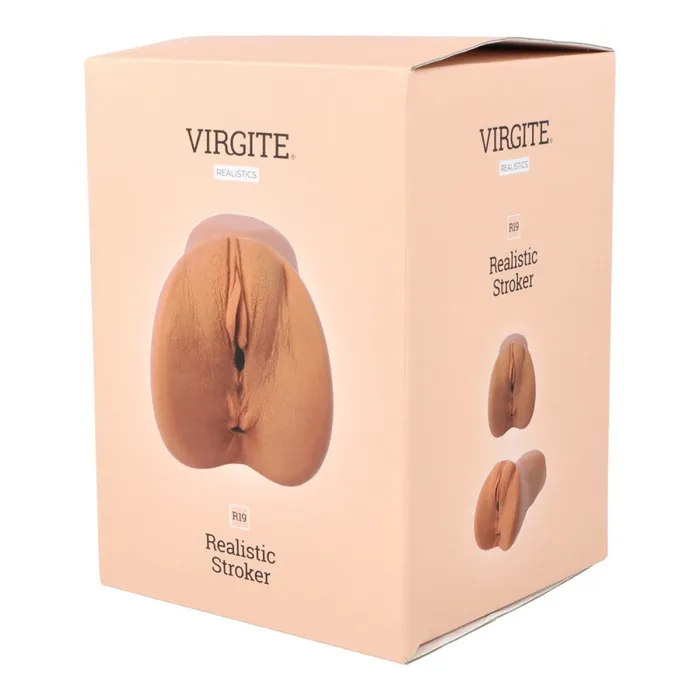 Realistic vagina and anus masturbator Virgite R19 Virgite Male Sex Toys