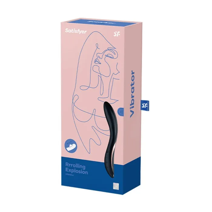 Satisfyer Female Sex Toys Satisfyer Rrolling Explosion Rechargeable Silicone GSpot Vibrator