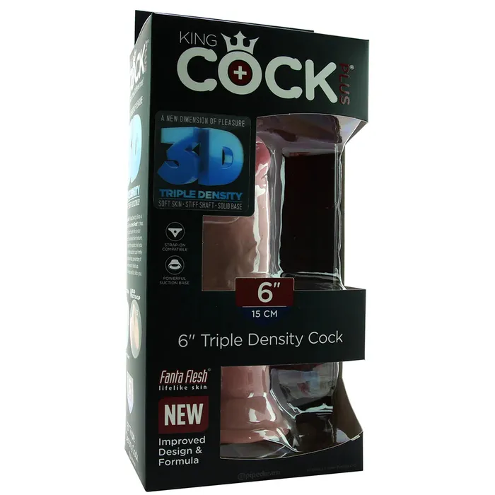 Dildos sextoysvancouver King Cock Plus Triple Density 6 Inch Cock