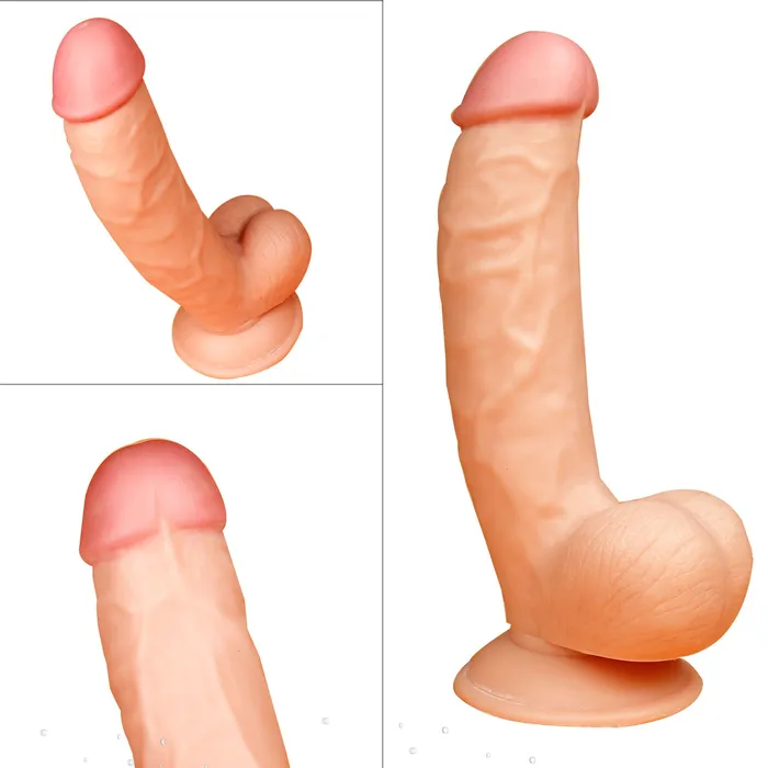 MD Female Sex Toys MD King 9 Inch Realistic Dildo with Suction Cup