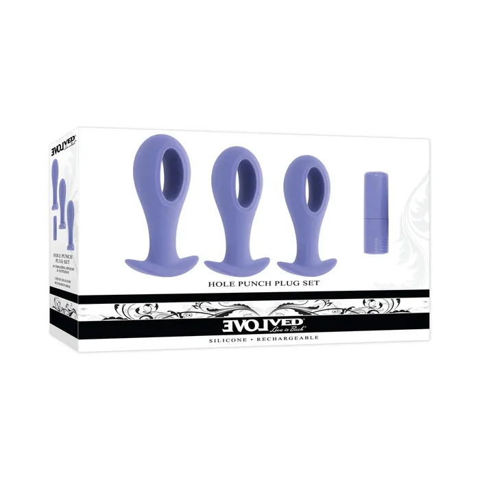 Anal Evolved Novelties Hole Punch Vibrating Plug Set