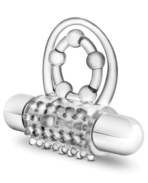 Dildos Blush Novelties Blush Stay Hard Super Clitifier Cock Ring Clear