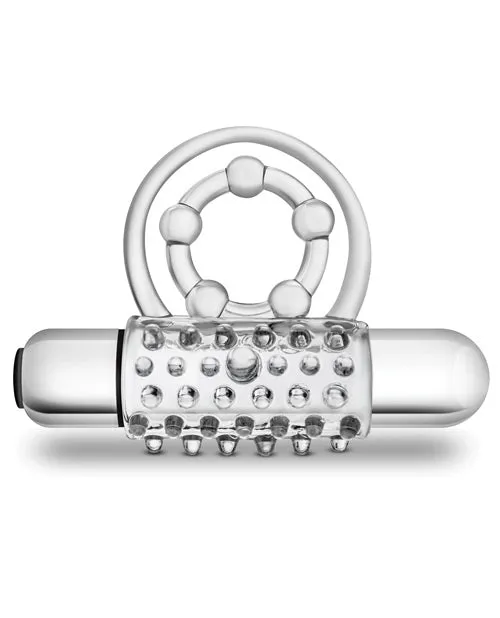 Dildos Blush Novelties Blush Stay Hard Super Clitifier Cock Ring Clear