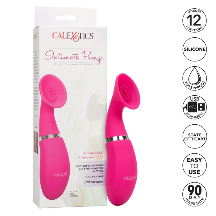 Female Sex Toys CalExotics Intimate Pump Rechargeable Climaxer Pump