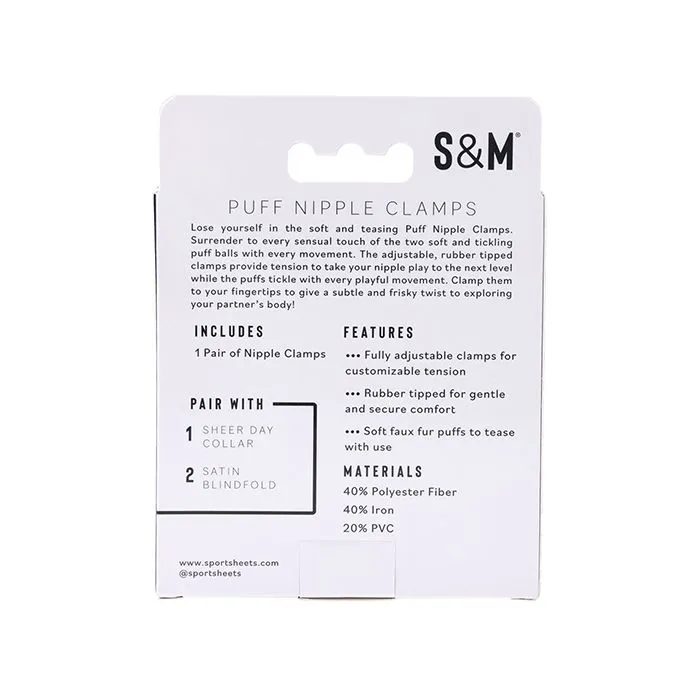 Sex And Mischief Puff Nipple Clamps Sportsheets Couples