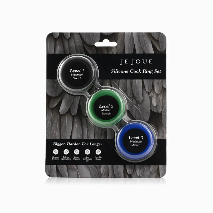 Silicone Cock Ring Trio by Je Joue Je Joue Male Sex Toys