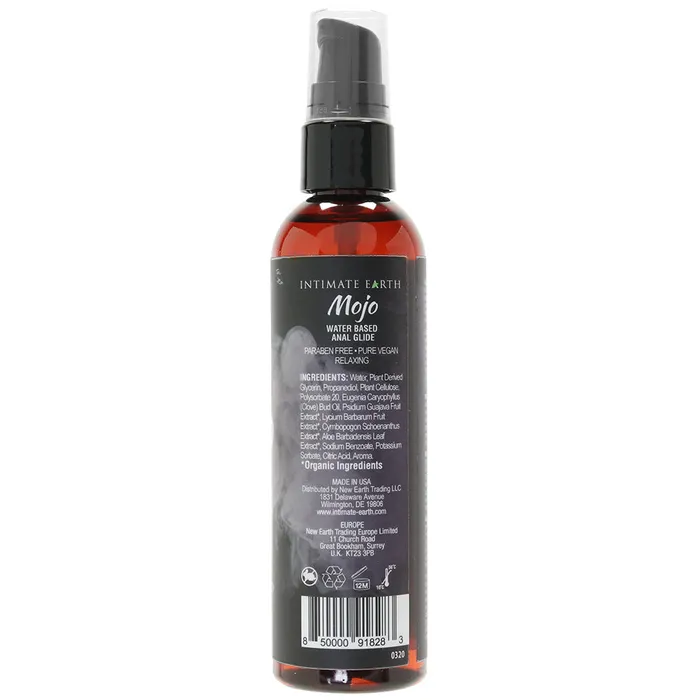 Nalpac Anal Intimate Earth Mojo Relaxing Clove Water Based Anal Glide 4 oz